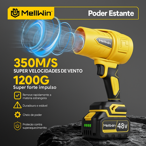 TurboClean™ – Soprador de Ar Portatil