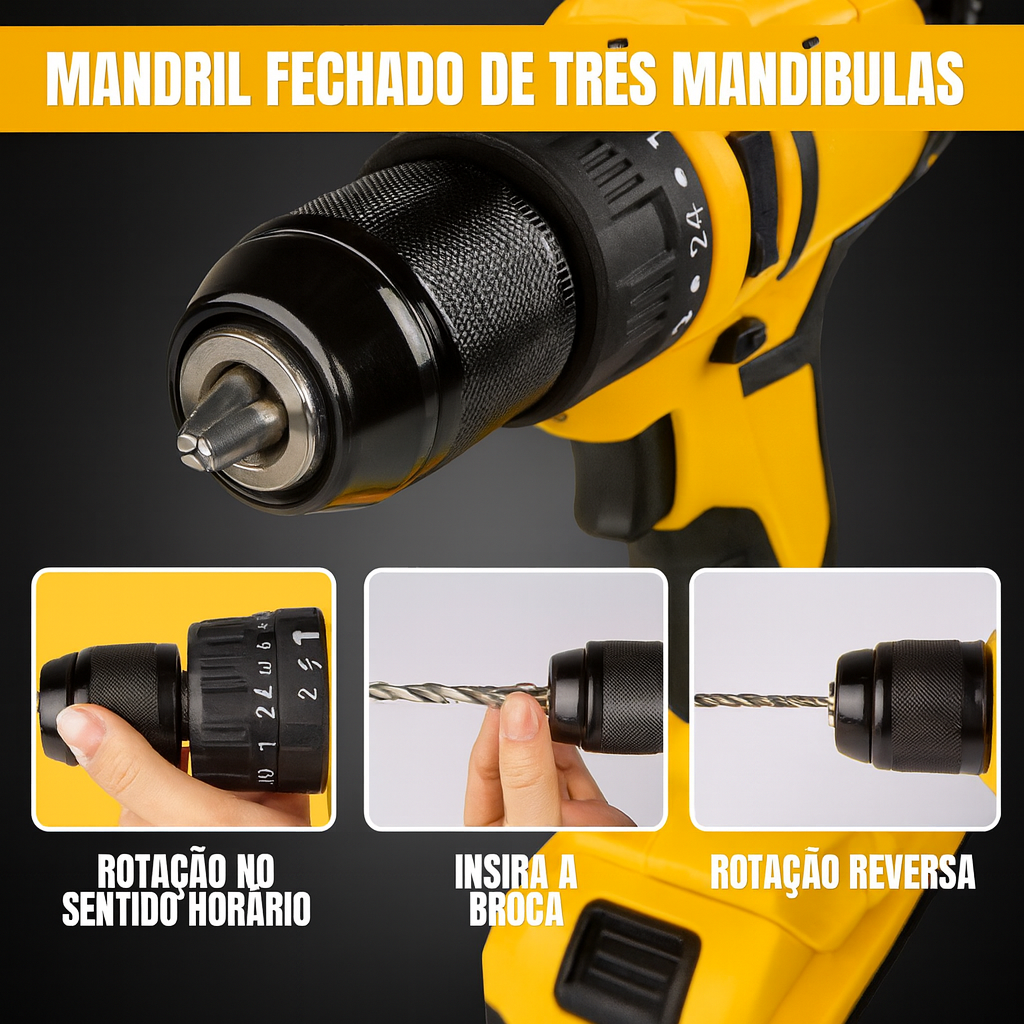 Parafusadeira e Furradeira